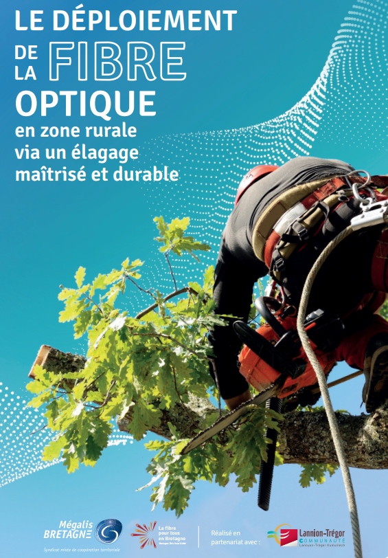 Le déploiement de la fibre optique en zone rurale via un élagage maîtrisé et durable