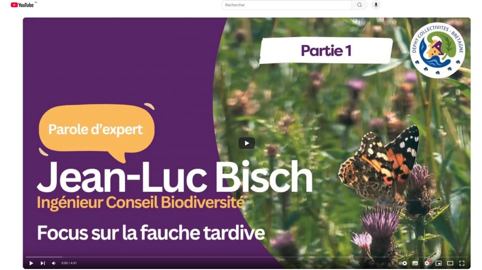 PAROLE D’EXPERT : Jean-Luc Bisch, tout savoir sur la fauche tardive